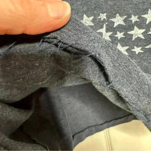 Faded Glory Muscle Shirt Tank Top America  / USA Red, White & Blue Size Large - Picture 10 of 16